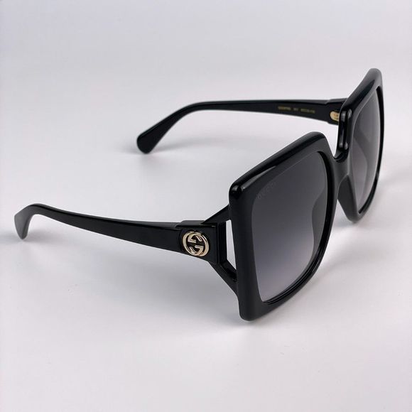 Gucci GG0876S 001 Sunglasses  Black Gray Gradient Oversized Women - Picture 9 of 10